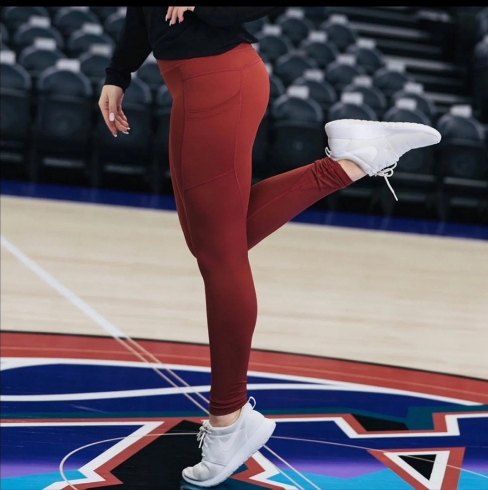 Zyia Burnt Rose pocket light n tight 7/8 24inches